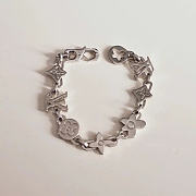 LV Monogram Craggy Bracelet Silver - 6