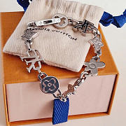 LV Monogram Craggy Bracelet Silver - 5