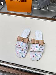 LV x TM Monogram Flat Slide White 287002 - 6
