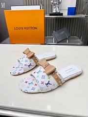 LV x TM Monogram Flat Slide White 287002 - 5