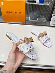 LV x TM Monogram Flat Slide White 287002 - 2