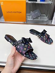 LV x TM Monogram Flat Slide Black 287002 - 6