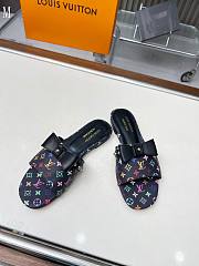 LV x TM Monogram Flat Slide Black 287002 - 5