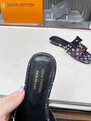 LV x TM Monogram Flat Slide Black 287002 - 4