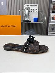 LV x TM Monogram Flat Slide Brown 287002 - 6