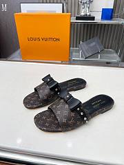 LV x TM Monogram Flat Slide Brown 287002 - 4