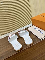 LV x TM Lily Flat Mule White Cherry 3723012 - 2