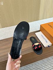LV x TM Lily Flat Mule Black Cherry 3723012 - 3