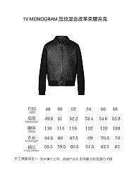 Louis Vuitton Leather Jacket Top Version LV10 - 6