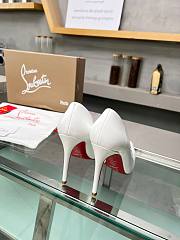 Christian Louboutin Kate Pumps Nappa leather Bianco 100mm - 5