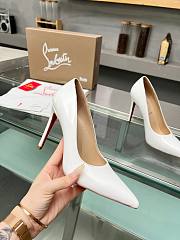 Christian Louboutin Kate Pumps Nappa leather Bianco 100mm - 4