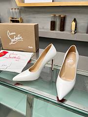 Christian Louboutin Kate Pumps Nappa leather Bianco 100mm - 3