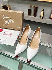 Christian Louboutin Kate Pumps Nappa leather Bianco 100mm - 2