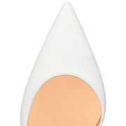 Christian Louboutin Iriza Pumps Nappa Leather Bianco White 85 mm - 4
