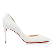 Christian Louboutin Iriza Pumps Nappa Leather Bianco White 85 mm - 2