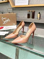 Christian Louboutin Iriza Pumps Patent Calf Nude 85 mm  - 6