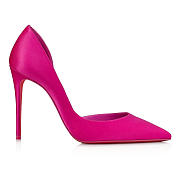 Christian Louboutin Iriza Pumps Crepe satin Bolerose 100 mm - 3