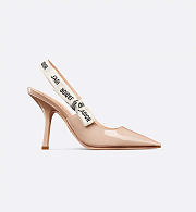 J'aDior Slingback Pump Nude Patent Calfskin 9cm - 2