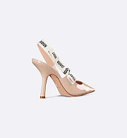 J'aDior Slingback Pump Nude Patent Calfskin 9cm - 3