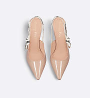J'aDior Slingback Pump Nude Patent Calfskin 9cm - 4