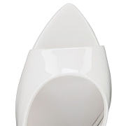 Christian Louboutin Miss Z Mule Patent Calf Leather Bianco 10CM - 3