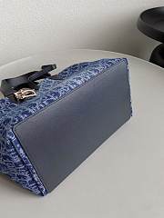 Dior Toujours Denim Blue Bag Size 28x19x21CM - 6