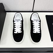 Chanel Black White Low Top Sneakers - 2