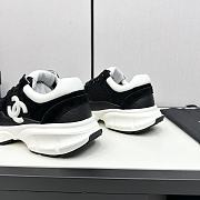 Chanel CC Logo Sneaker Black White CC2412 - 4
