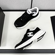 Chanel CC Logo Sneaker Black White CC2412 - 3