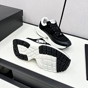 Chanel CC Logo Sneaker Black White CC2412 - 2