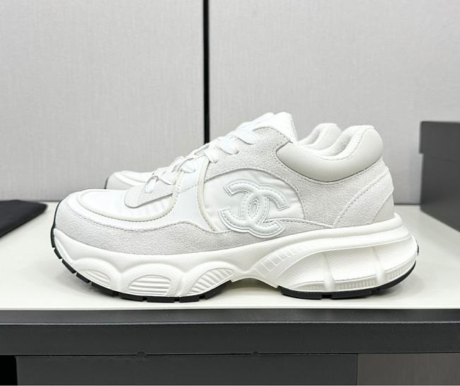 Chanel CC Logo Sneaker White CC2412 - 1