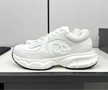 Chanel CC Logo Sneaker White CC2412