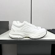 Chanel White White Low Top Sneakers - 5
