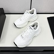 Chanel White White Low Top Sneakers - 4