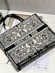 Dior Book Tote Bag Black Size 42x35x18CM - 3