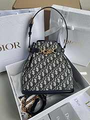 Dior Cest Bag Blue Navy Size 24x10x24CM - 3