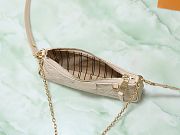 LV Easy Pouch On Strap Creme Bag Size 19x11x3CM - 5