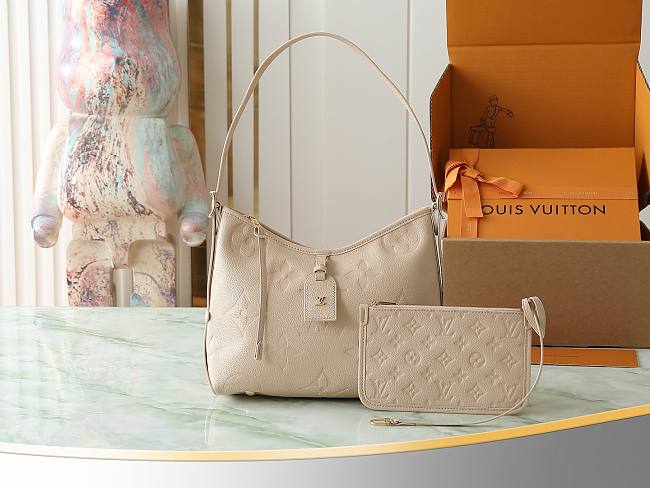 LV Bolsa Carry All PM Creme Bag Size 29x24x12CM - 1