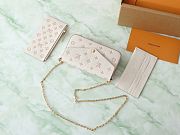 LV Félicie Pochette Bag Eden Size 21x12x3CM - 3