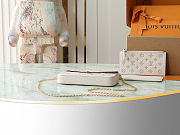 LV Félicie Pochette Bag Eden Size 21x12x3CM - 5