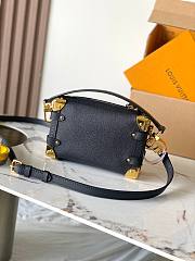 LV Side Trunk MM Bag Black Gold Size 23x16x8CM - 1