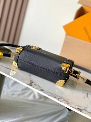 LV Side Trunk MM Bag Black Gold Size 23x16x8CM - 5