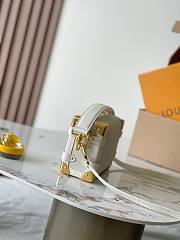 LV Side Trunk MM Bag White Gold Size 23x16x8CM - 4
