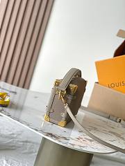 LV Side Trunk MM Bag Cream Gold Size 23x16x8CM - 6