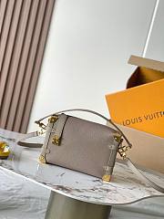 LV Side Trunk MM Bag Cream Gold Size 23x16x8CM - 5