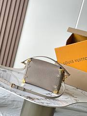LV Side Trunk MM Bag Cream Gold Size 23x16x8CM - 4
