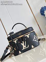 LV Vanity PM Noir Black Monogram Size 19x13x11CM - 1