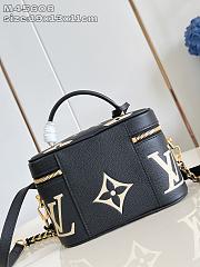 LV Vanity PM Noir Black Monogram Size 19x13x11CM - 5