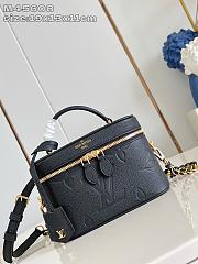 LV Vanity PM Noir Black Size 19x13x11CM - 5