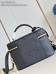 LV Vanity PM Noir Black Size 19x13x11CM - 6